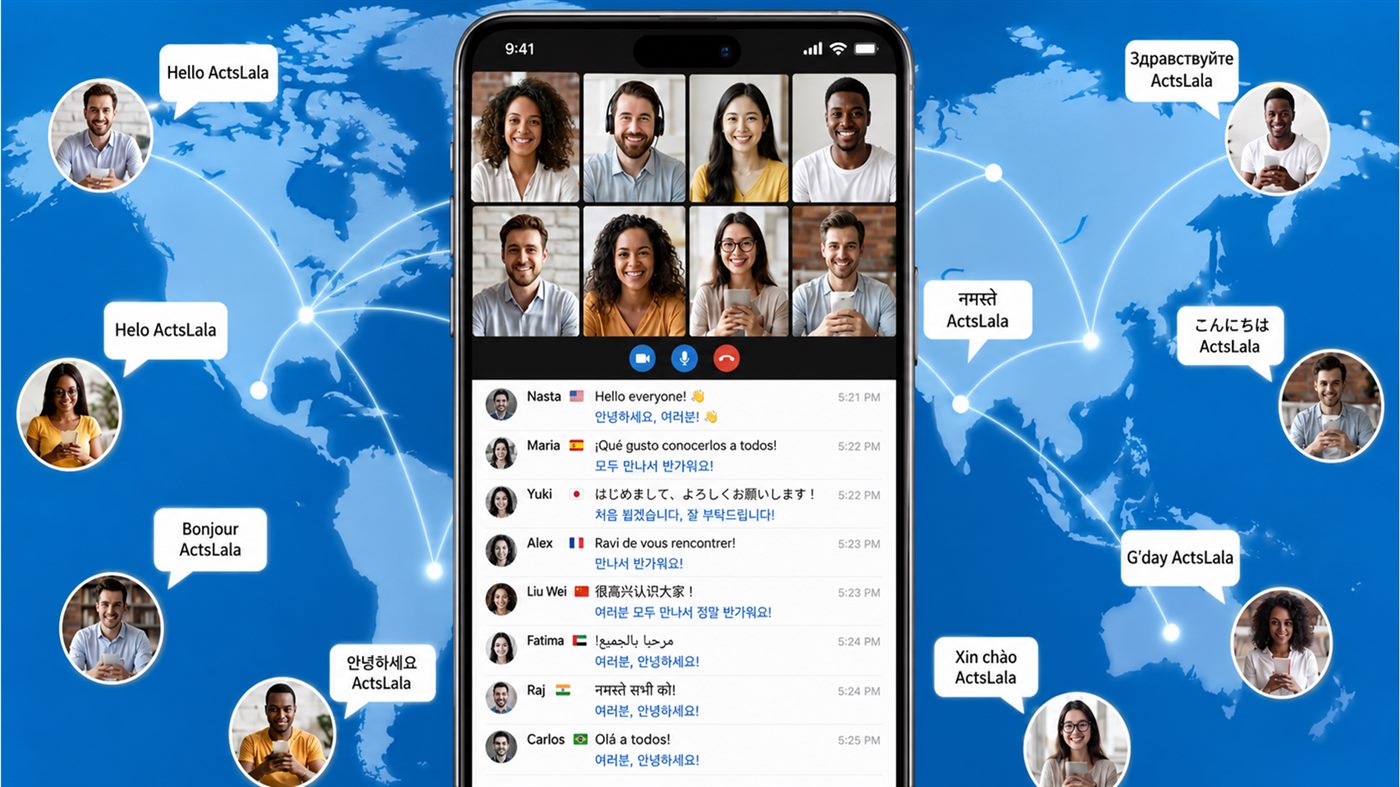 ActsLala global multilingual community