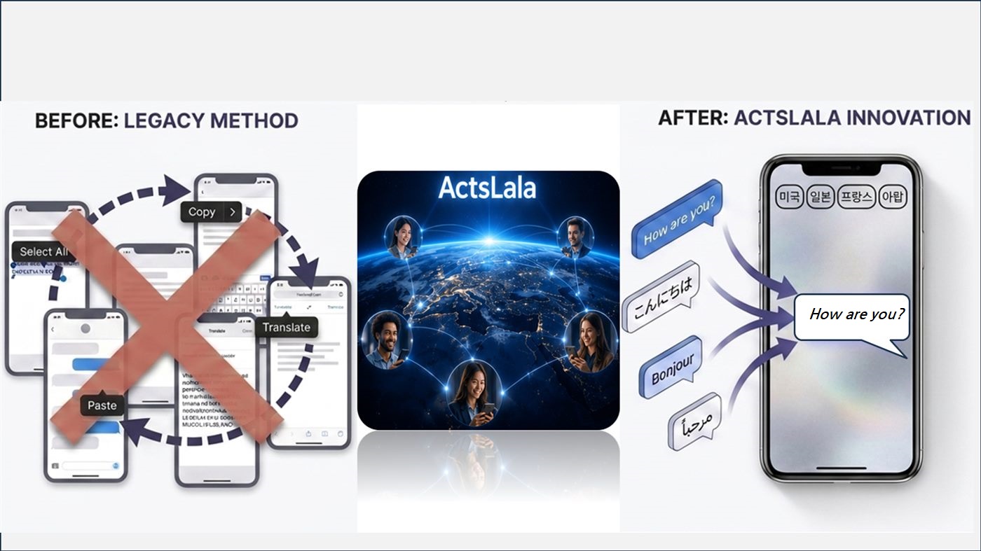 Legacy translation workflow compared with ActsLala